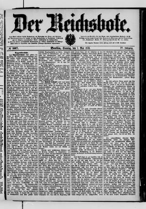 Der Reichsbote on May 7, 1876