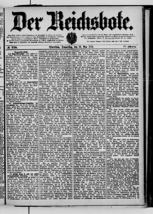 Der Reichsbote on May 18, 1876