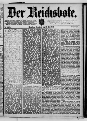 Der Reichsbote vom 20.05.1876