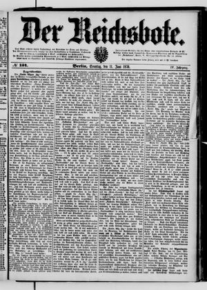 Der Reichsbote vom 11.06.1876