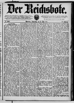 Der Reichsbote on Jun 15, 1876