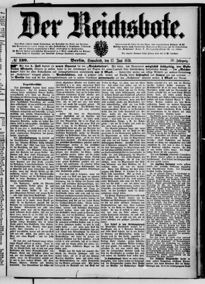Der Reichsbote vom 17.06.1876