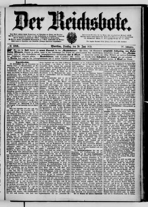 Der Reichsbote vom 20.06.1876