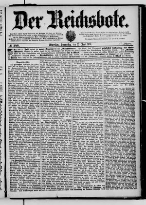 Der Reichsbote vom 22.06.1876