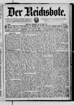 Der Reichsbote vom 24.06.1876