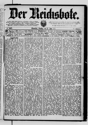 Der Reichsbote vom 27.06.1876