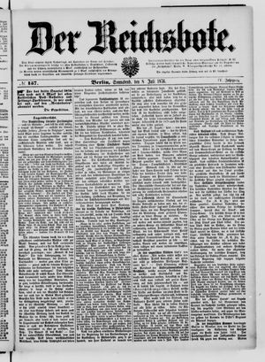 Der Reichsbote vom 08.07.1876