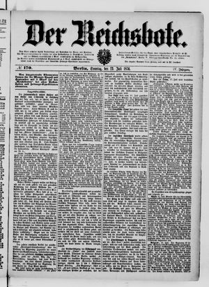 Der Reichsbote on Jul 23, 1876