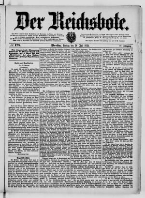 Der Reichsbote vom 28.07.1876