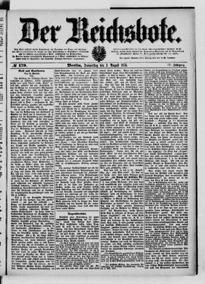 Der Reichsbote vom 03.08.1876