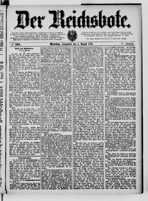 Der Reichsbote vom 05.08.1876