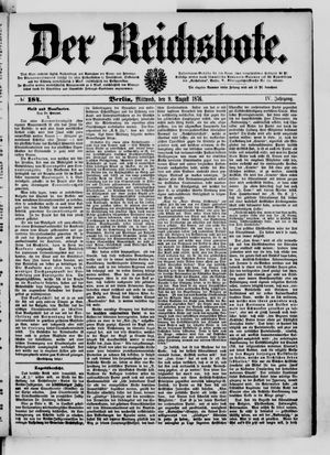 Der Reichsbote vom 09.08.1876