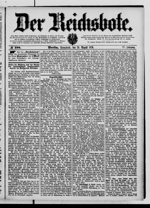 Der Reichsbote on Aug 26, 1876