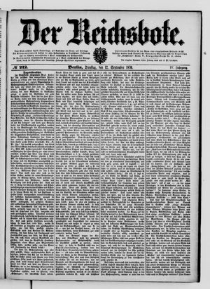 Der Reichsbote on Sep 12, 1876