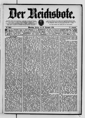 Der Reichsbote vom 29.09.1876