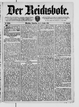 Der Reichsbote on Oct 5, 1876