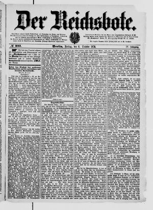 Der Reichsbote vom 06.10.1876