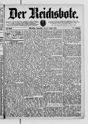 Der Reichsbote on Oct 19, 1876