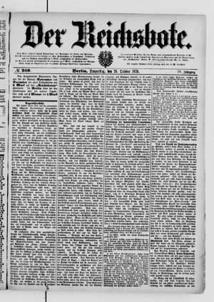 Der Reichsbote vom 26.10.1876