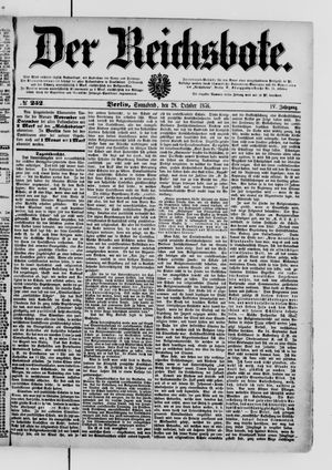 Der Reichsbote vom 28.10.1876