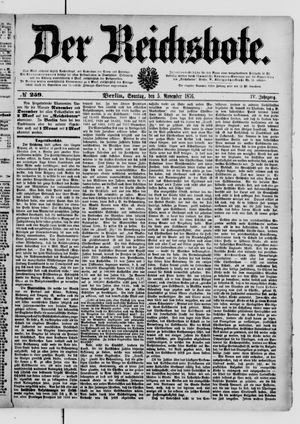 Der Reichsbote on Nov 5, 1876