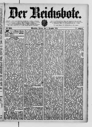 Der Reichsbote vom 01.12.1876