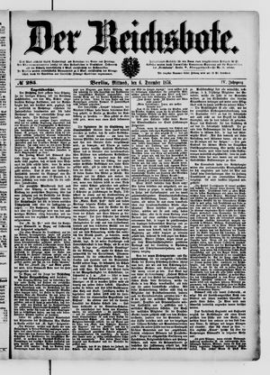 Der Reichsbote vom 06.12.1876