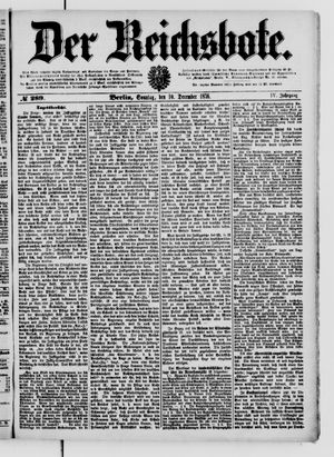 Der Reichsbote on Dec 10, 1876