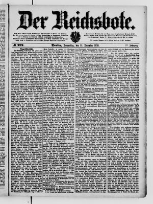 Der Reichsbote vom 14.12.1876