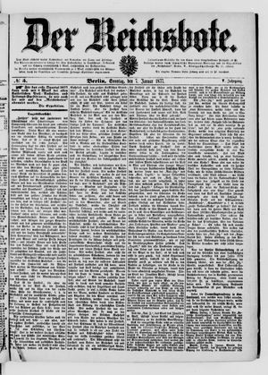 Der Reichsbote on Jan 7, 1877
