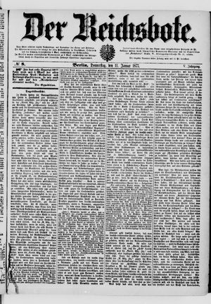 Der Reichsbote on Jan 11, 1877
