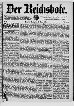 Der Reichsbote on Jan 12, 1877