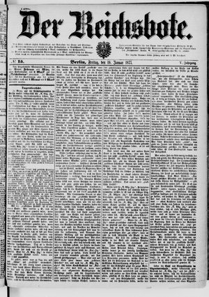 Der Reichsbote vom 19.01.1877