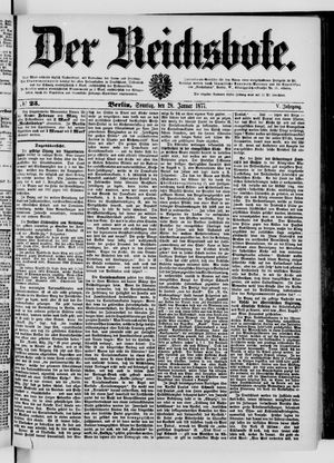 Der Reichsbote on Jan 28, 1877