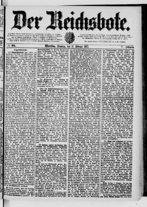 Der Reichsbote on Feb 11, 1877