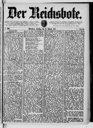 Der Reichsbote vom 13.02.1877