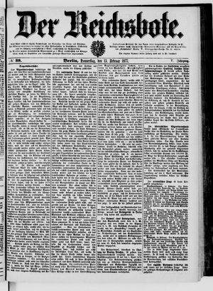 Der Reichsbote on Feb 15, 1877