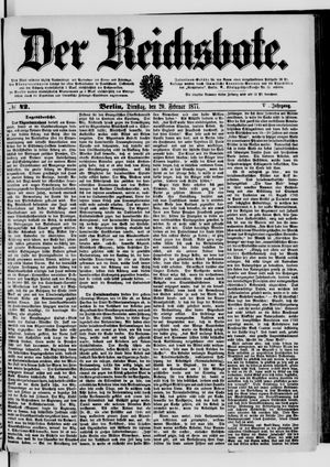 Der Reichsbote on Feb 20, 1877