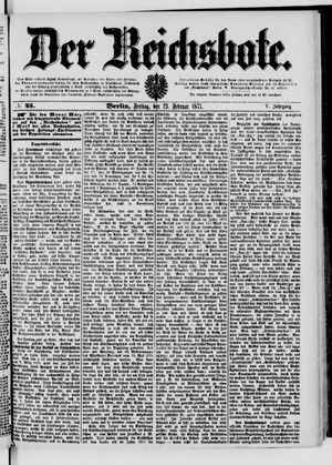 Der Reichsbote on Feb 23, 1877