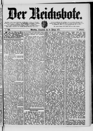 Der Reichsbote vom 24.02.1877