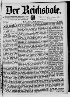 Der Reichsbote on Feb 28, 1877