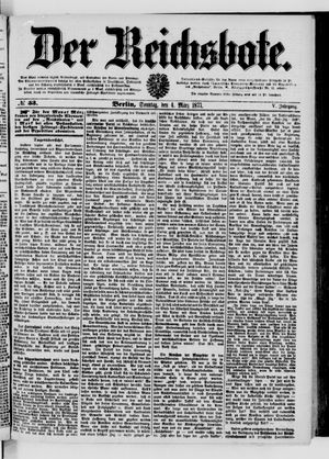 Der Reichsbote vom 04.03.1877