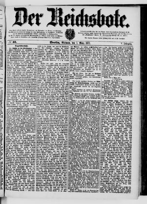 Der Reichsbote vom 07.03.1877