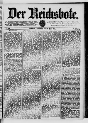 Der Reichsbote on Mar 10, 1877