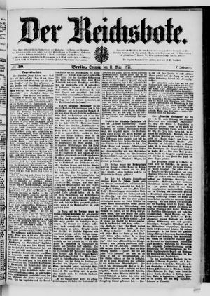 Der Reichsbote vom 11.03.1877