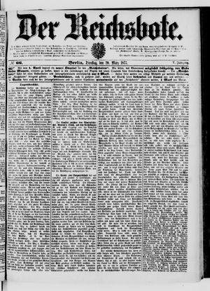 Der Reichsbote vom 20.03.1877