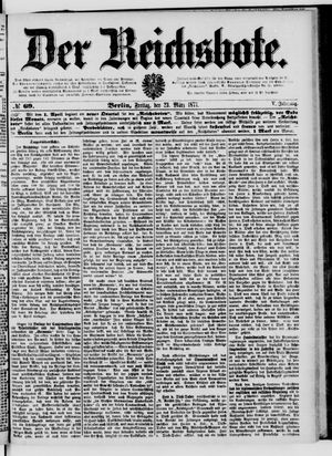 Der Reichsbote vom 23.03.1877