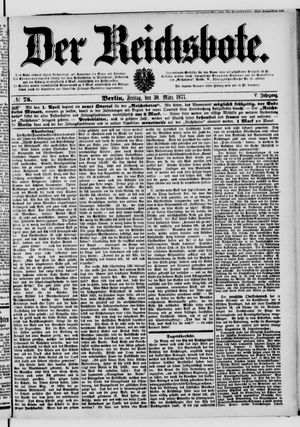 Der Reichsbote on Mar 30, 1877