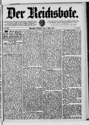 Der Reichsbote on Apr 4, 1877