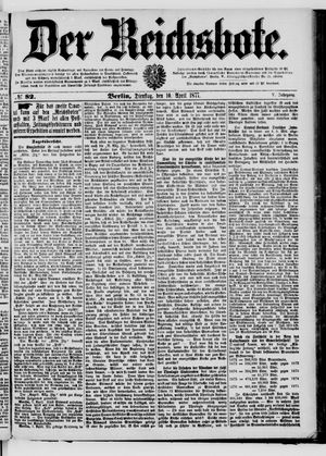 Der Reichsbote vom 10.04.1877
